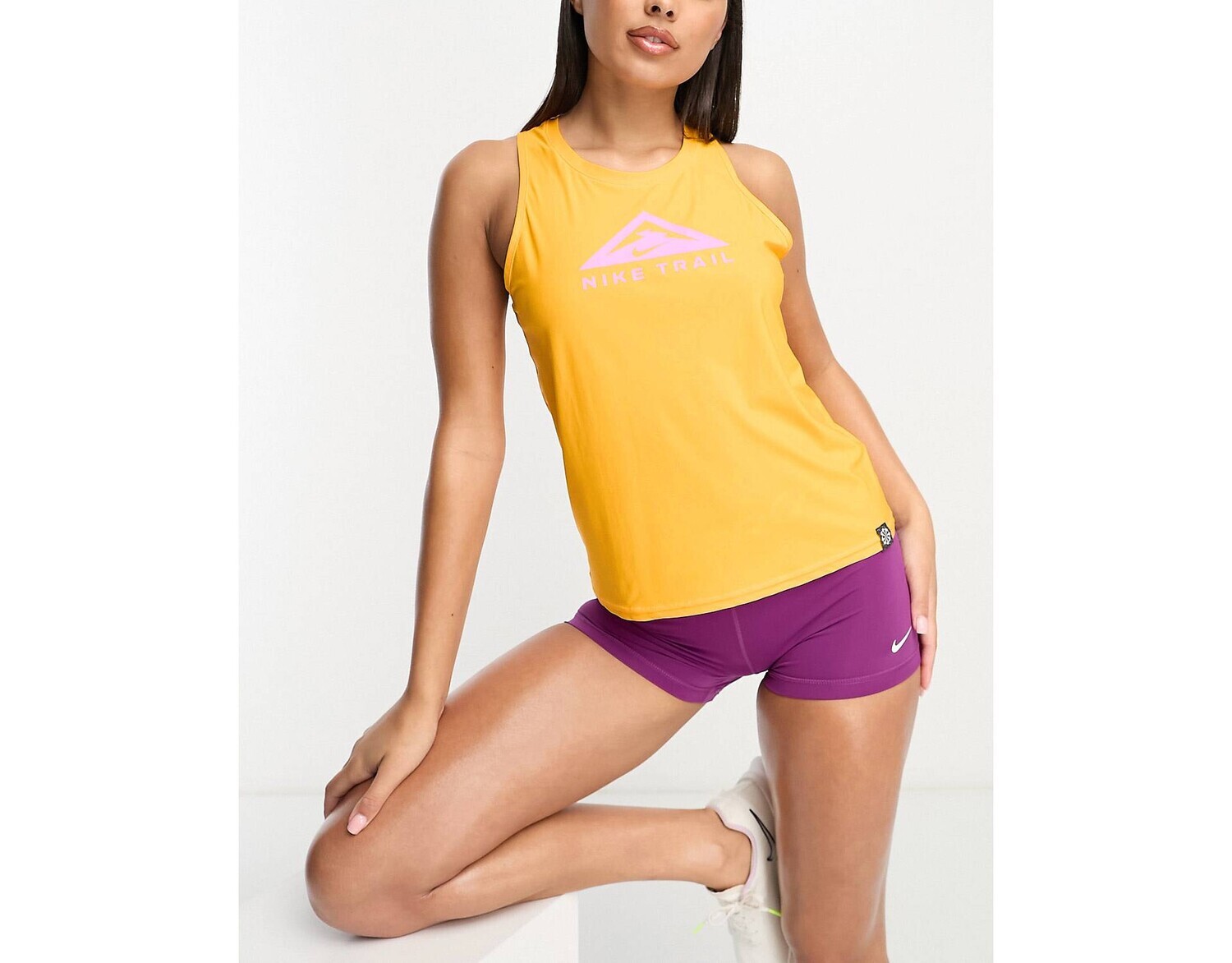 

Оранжевая майка Nike Running Trail Dri-Fit, Оранжевый