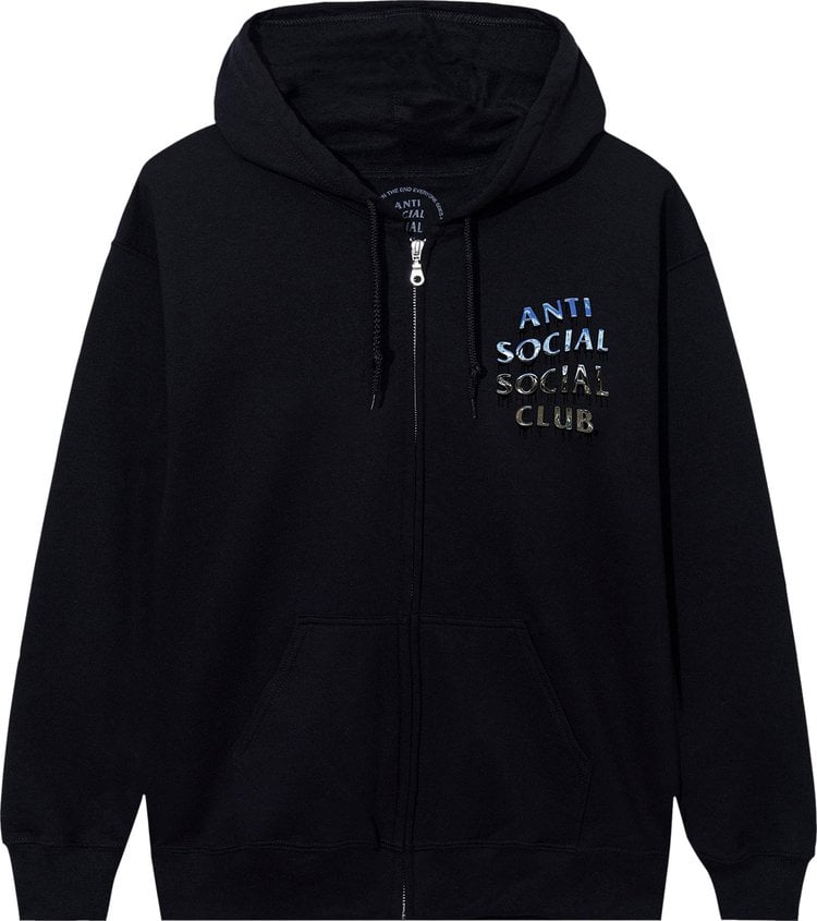 Худи Anti Social Social Club Mind Melt Hoodie 'Black', черный - фото