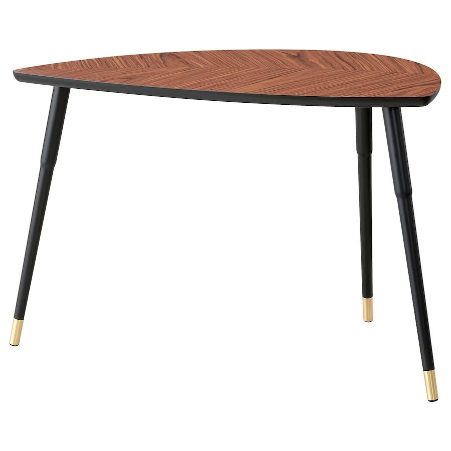 Столик Ikea Lovbacken, темно-коричневый опора мебельная ножки для стола 75 см ножки для мебели loft цвет черный