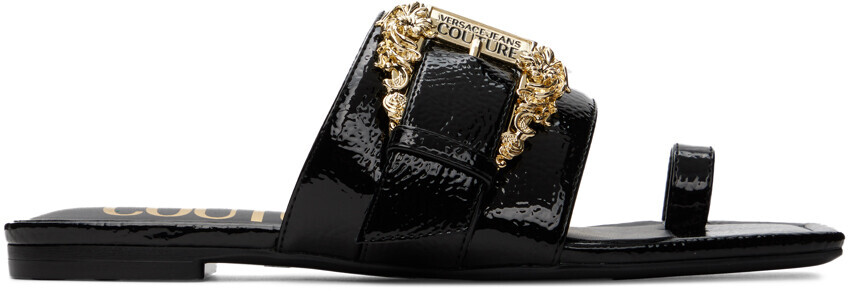 

Черные сандалии Millie Versace Jeans Couture