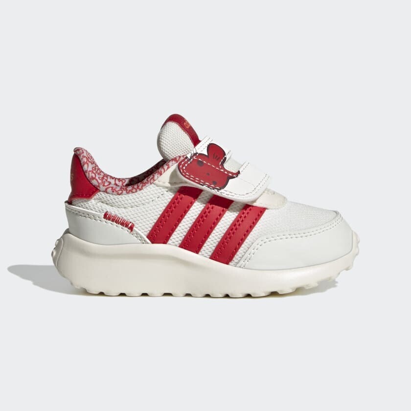 

Кроссовки Adidas Run 70s Hook-and-Loop, красный/белый