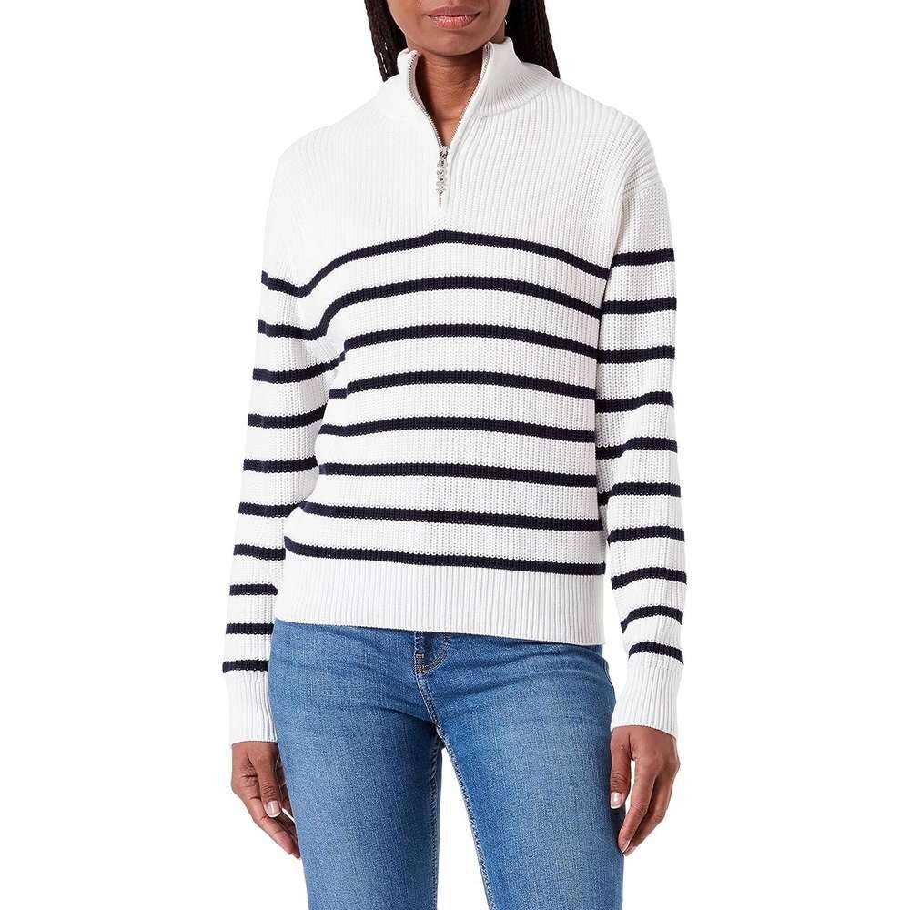 

Свитер HUGO Santarimy 10245057 Half Zip, бежевый