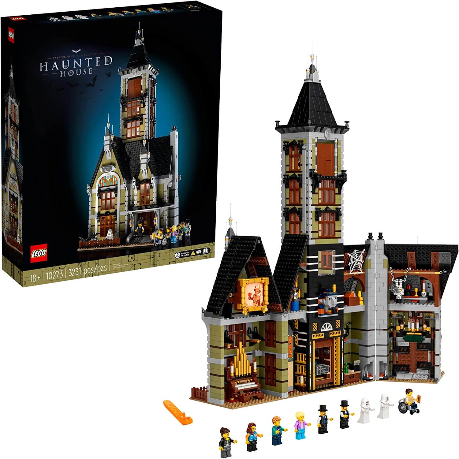 Конструктор Дом с привидениями 10273 LEGO Creator 3d аппликация дом с привидениями