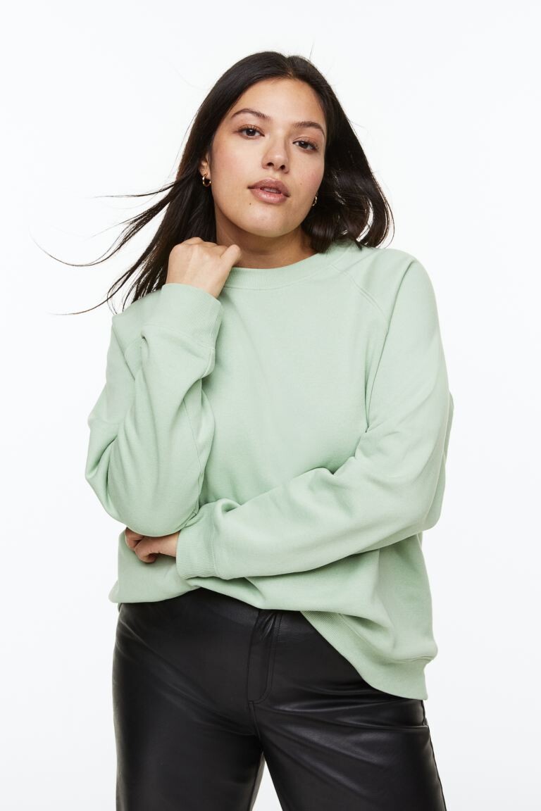

Толстовка с капюшоном H&M, светло-зеленый