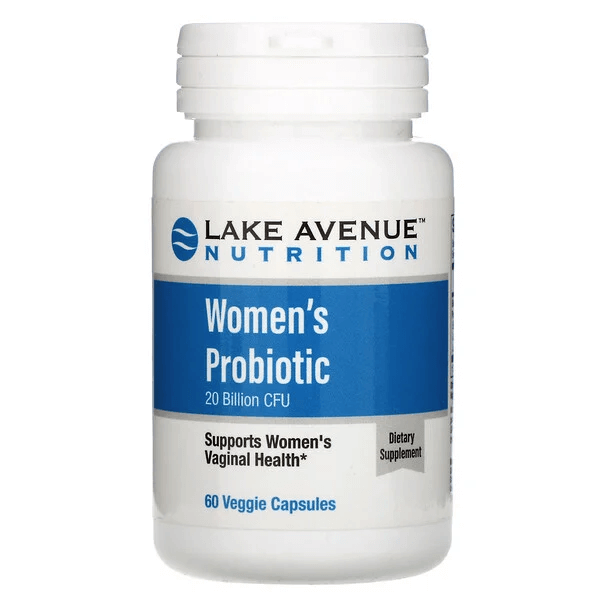 Пробиотики для женщин, 20 млрд КОЕ, 60 растительных капсул, Lake Avenue Nutrition lake avenue nutrition пробиотик в мини таблетках 2 штамма здоровых бактерий 1 млрд кое 90 маленьких мягких таблеток
