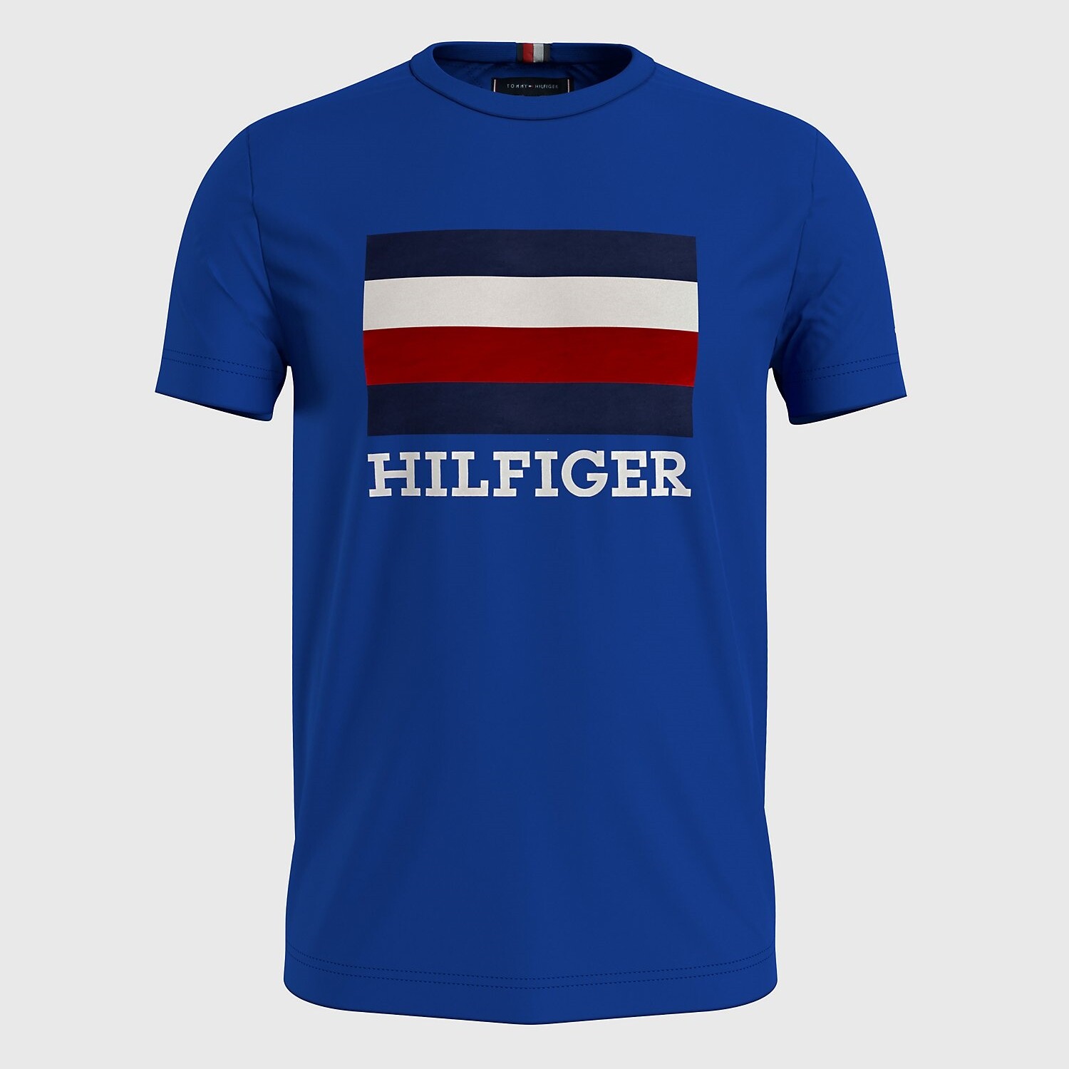 

Футболка Tommy Hilfiger Slim Fit Flag Monotype, синий