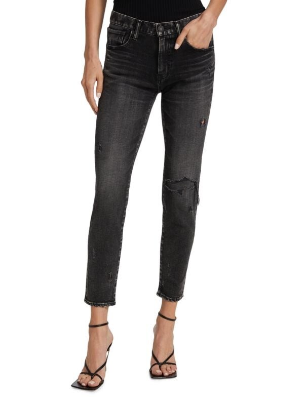 

Эластичные джинсы скинни lenwood с эффектом потертости Moussy Vintage Black