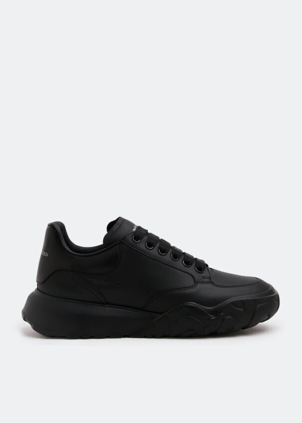 

Кроссовки ALEXANDER MCQUEEN Court sneakers, черный