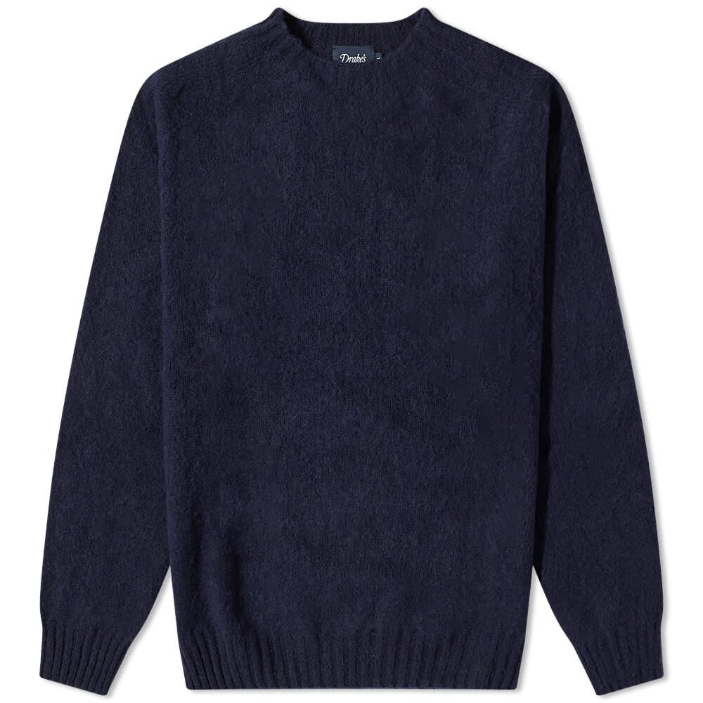 

Джемпер Drake's Brushed Shetland Crew Knit, Черный
