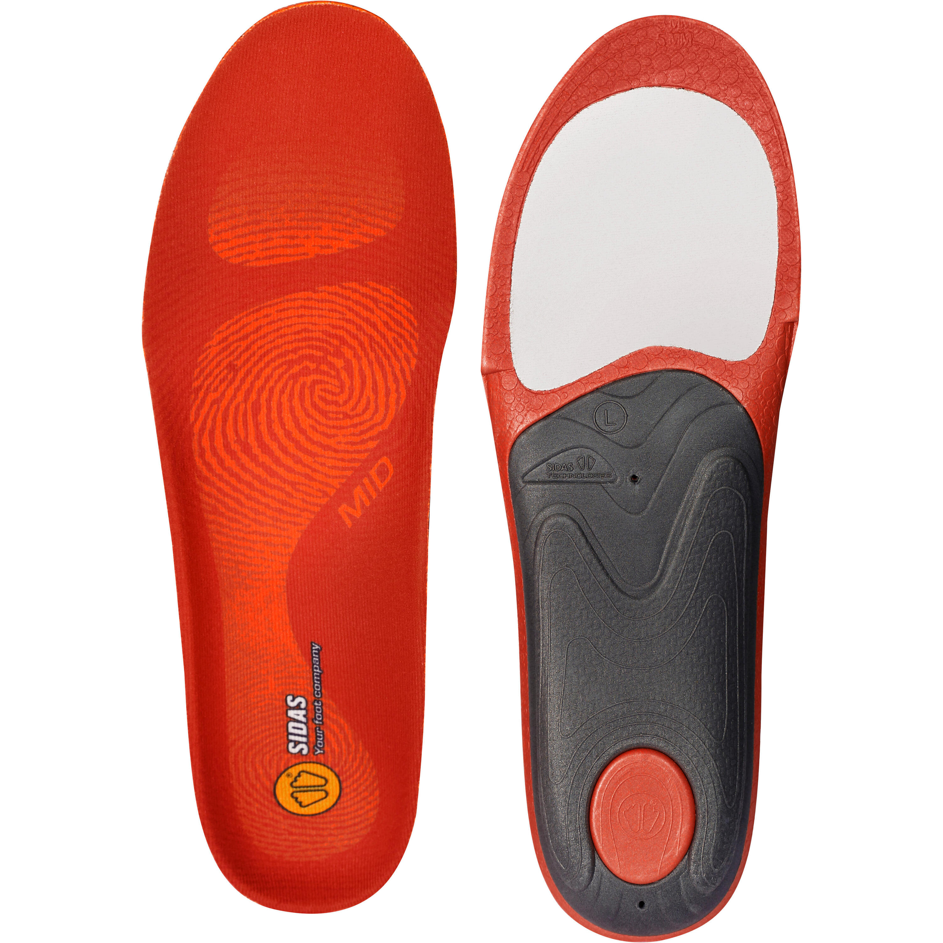 цена Стельки Sidas для горнолыжных ботинок, светло-оранжевый
