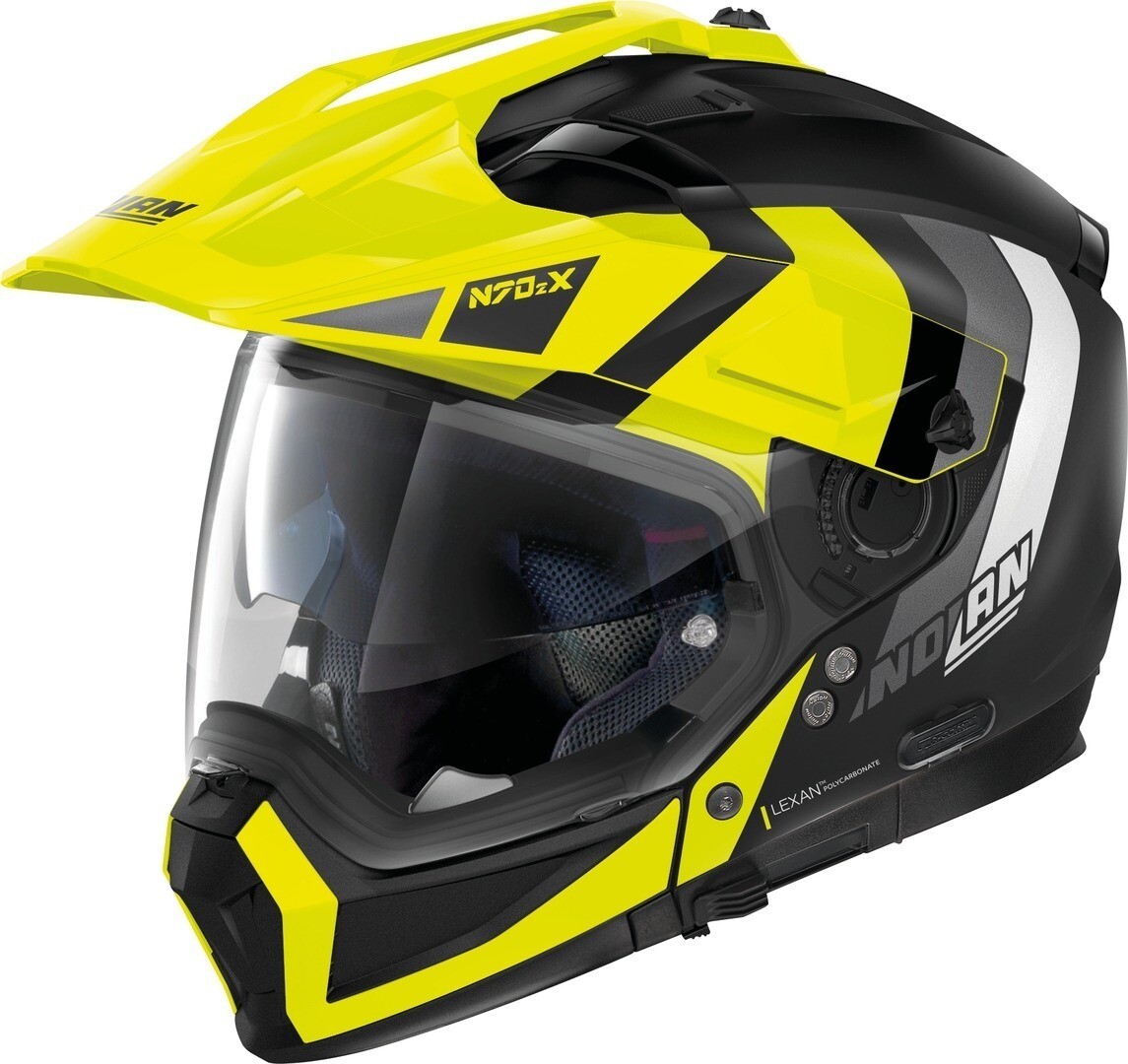 

Nolan N70-2 X Decurio N-Com Шлем, черный/желтый