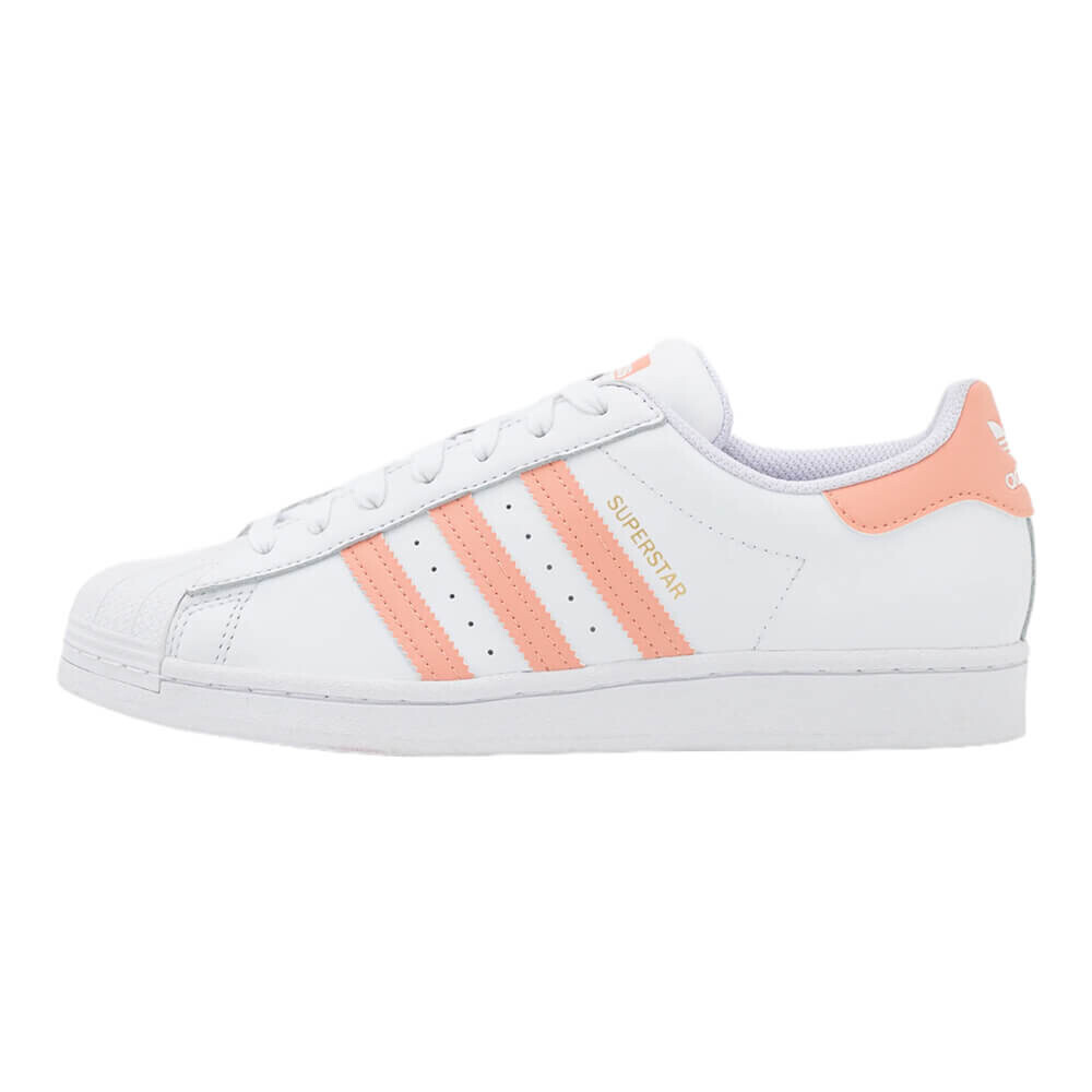 

Кеды Adidas Superstar, белый/розовый
