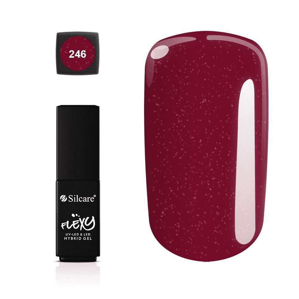 

Silcare Гибридный лак Flexy Hybrid Gel She W!ll Stay Beautiful 246 4.5г