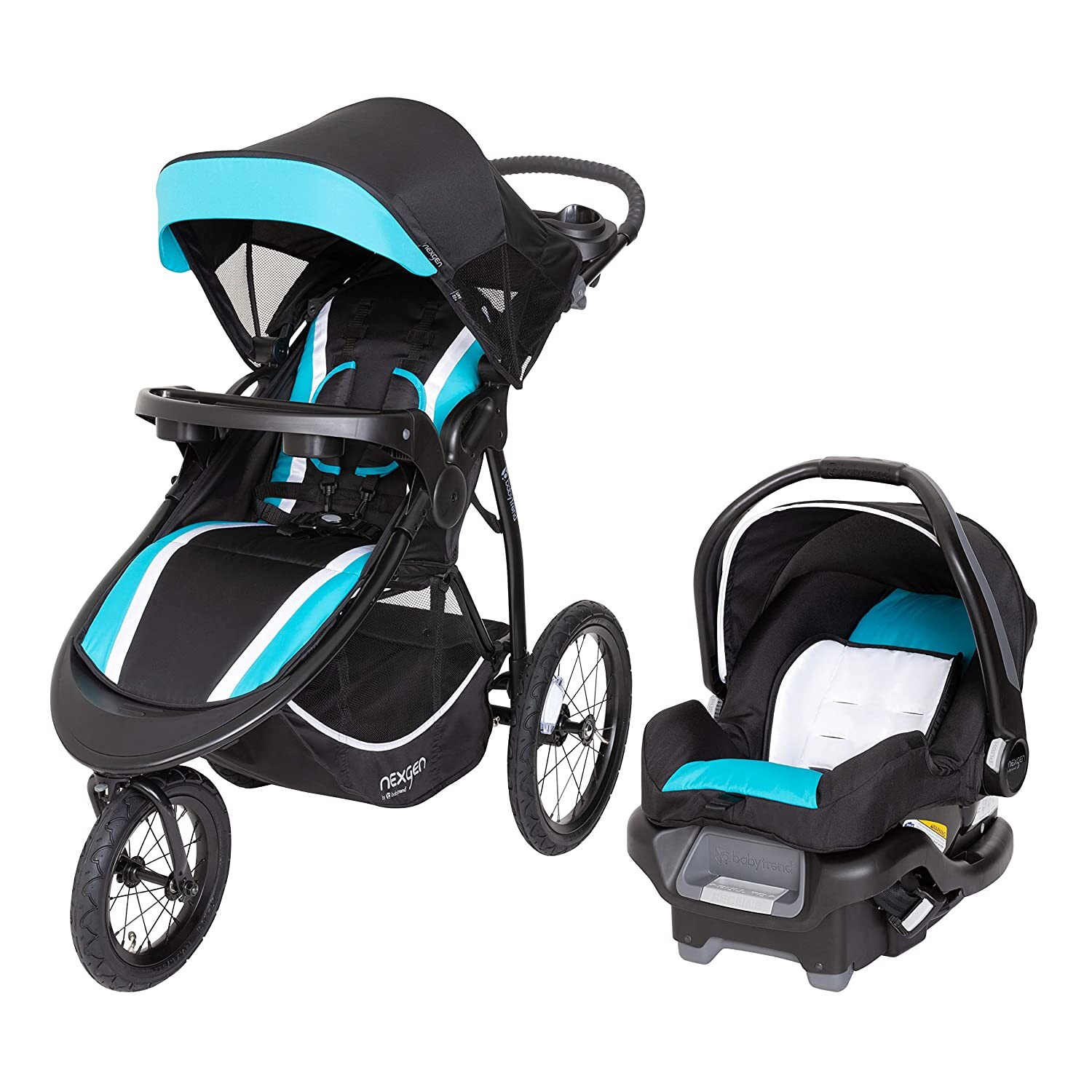 

Детская коляска NexGen Chaser Jogger, голубой/черный