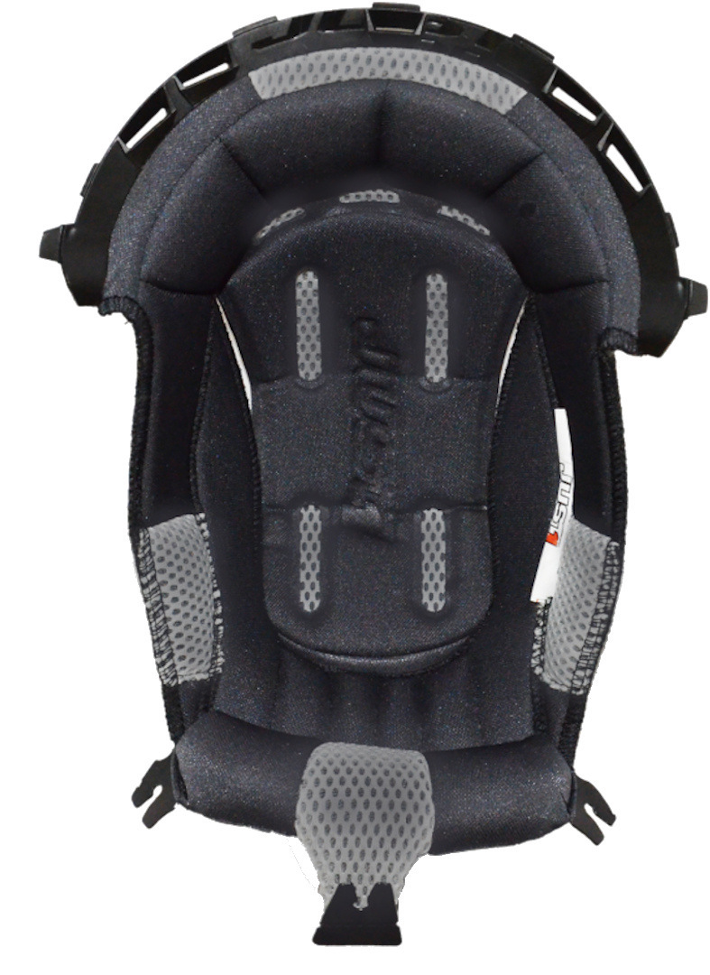 Подкладка Just1 J12 внутренняя для шлема, черная внутренняя подкладка для шлема защитная губка буферная набивка для мотоцикла велосипеда безопасный для езды удобный коврик для шлема