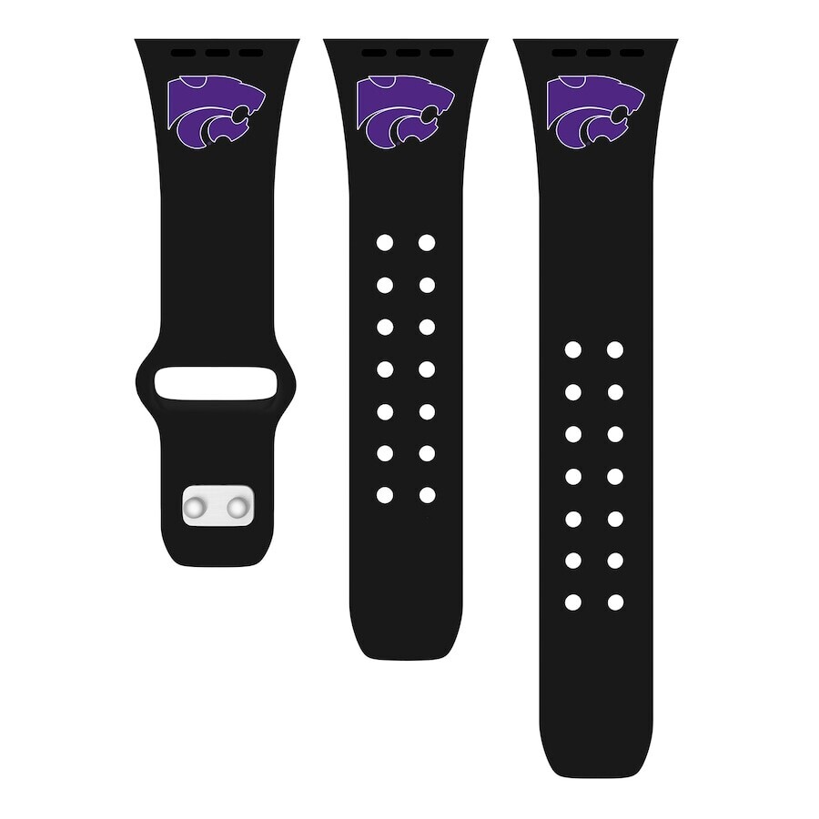 

Ремешок для часов Affinity Bands Kansas State Wildcats, черный