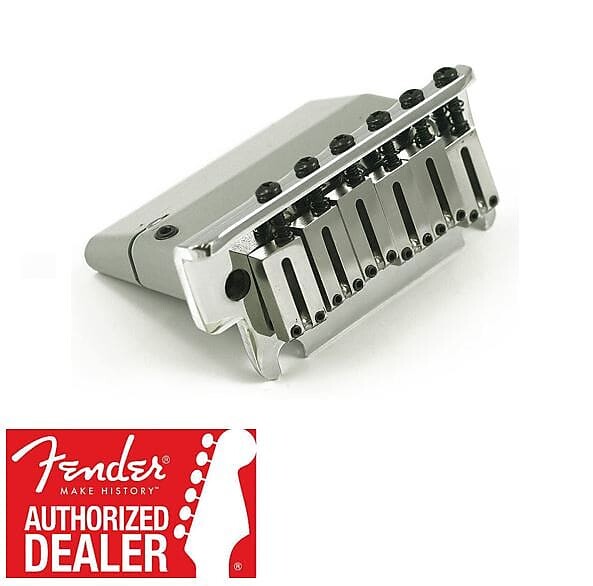 

Бридж Fender American Deluxe Ultra Elite Stratocaster — хром — 003-6449-049 003-6449-049 American Deluxe Stratocaster Bridge