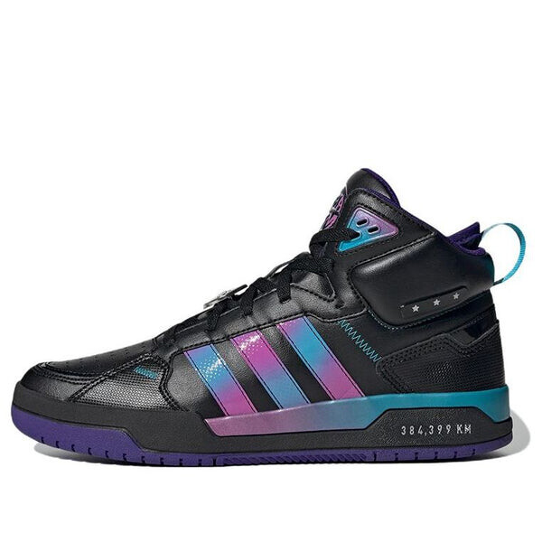 

Кроссовки adidas neo 100db Mid 'Black Purple' H03422, черный