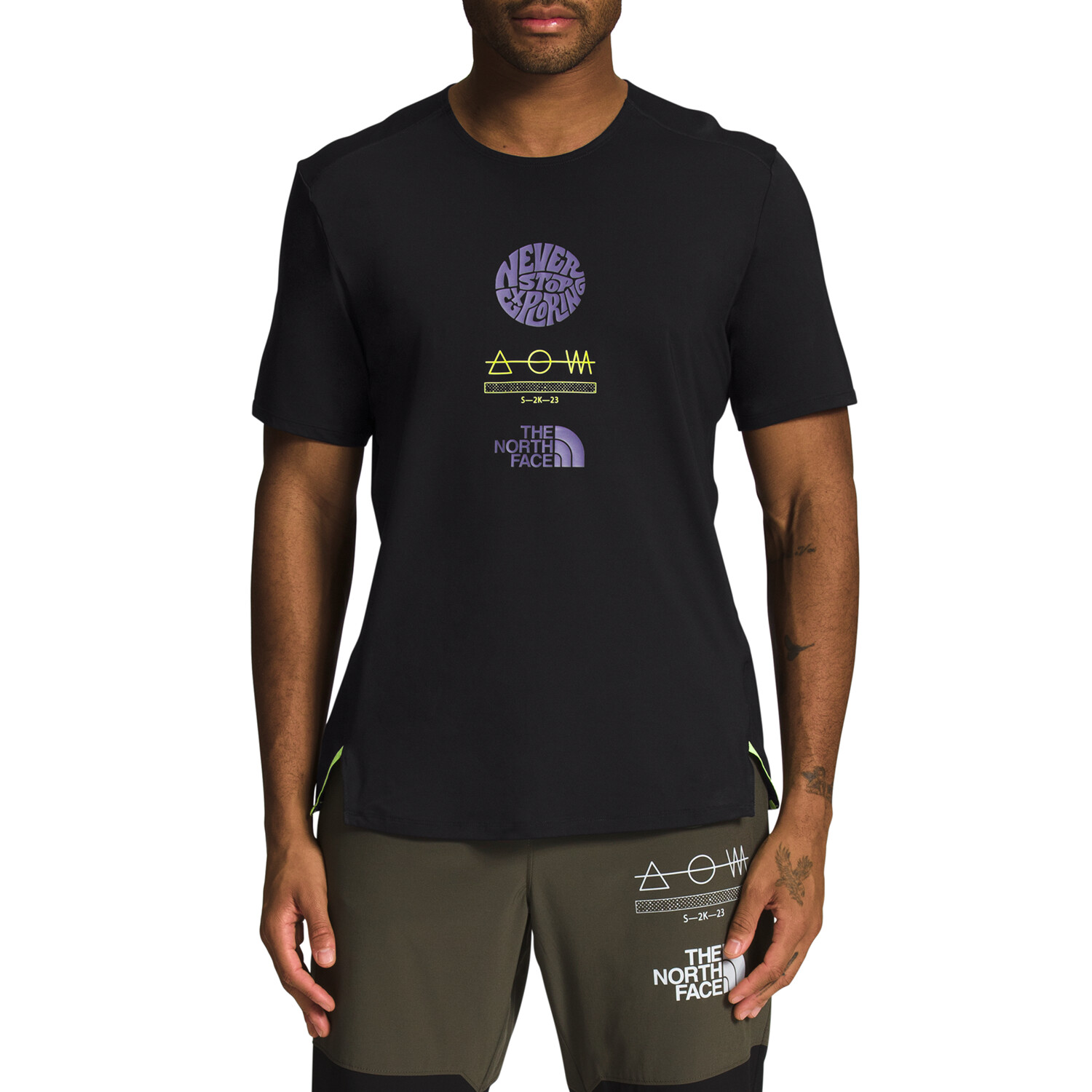 

Рубашка с короткими рукавами The North Face Trailwear Lost Coast, черный