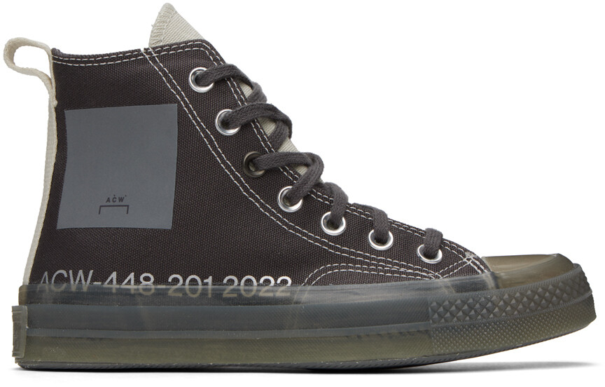 

Серые и белые кроссовки A-COLD-WALL* Edition Chuck 70 Converse