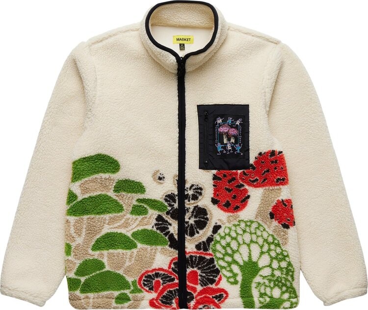 

Куртка Market Mycology Sherpa Fleece Jacket 'Cream', кремовый