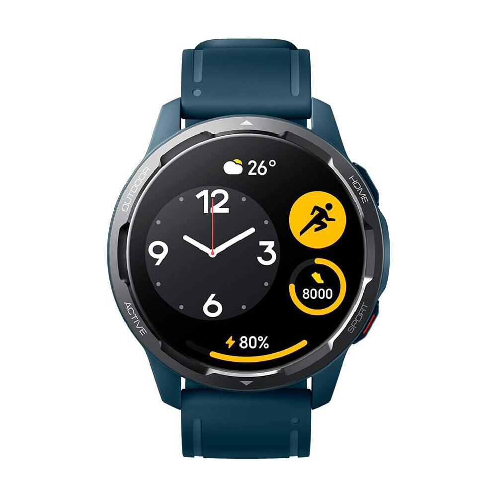 

Умные часы Xiaomi Mi Watch S1 Active, (BHR5467GL), 1.43", Wi-Fi, синий