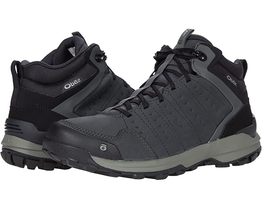 

Кроссовки Sypes Mid Leather B-DRY Oboz, темная тень