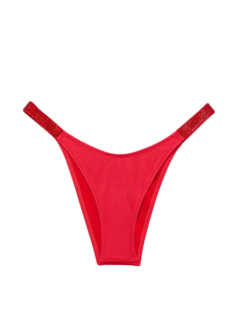 

Плавки бикини Victoria's Secret Swim Shine Strap Brazilian, красный