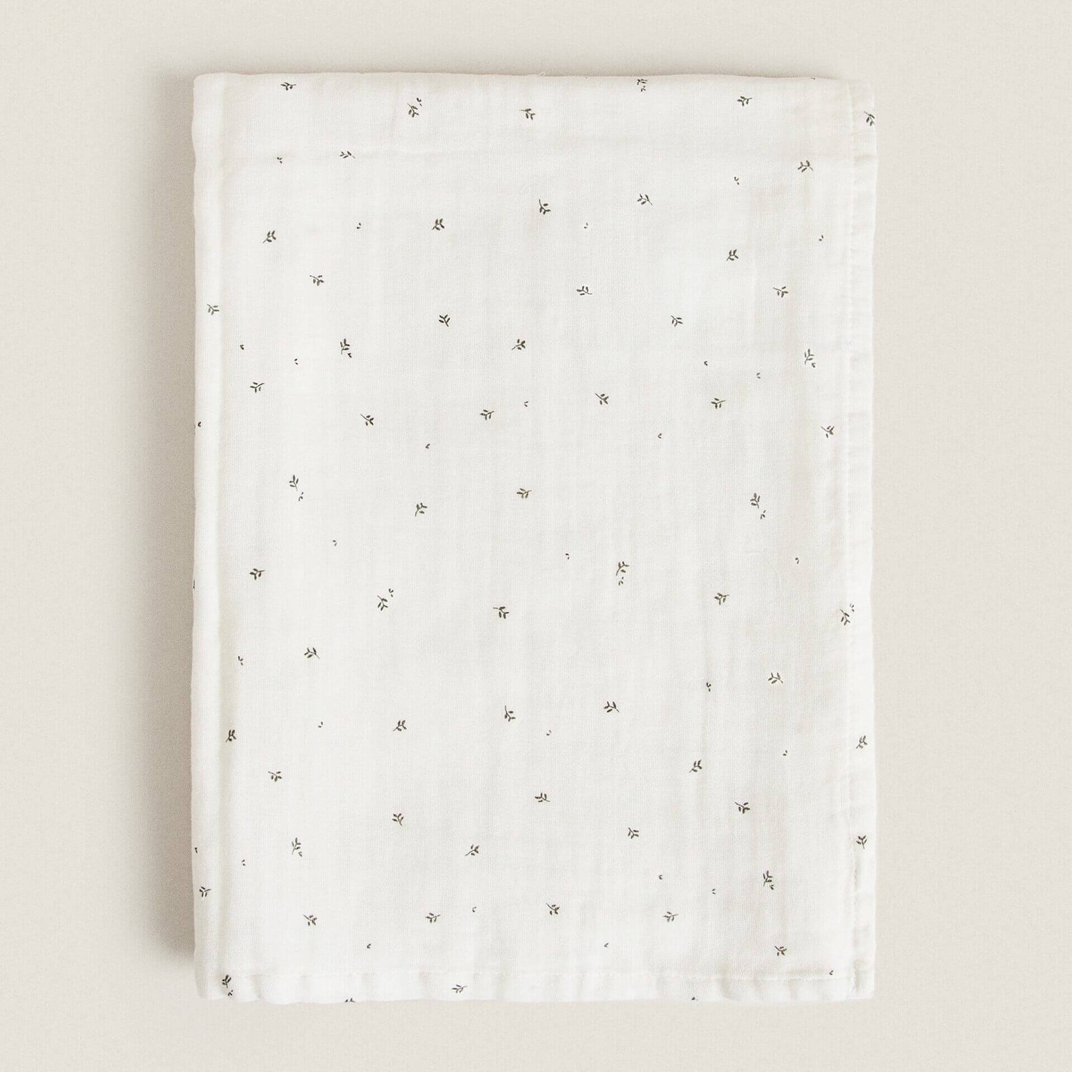 

Пеленка Zara Home Muslin With A Branch Print, белый