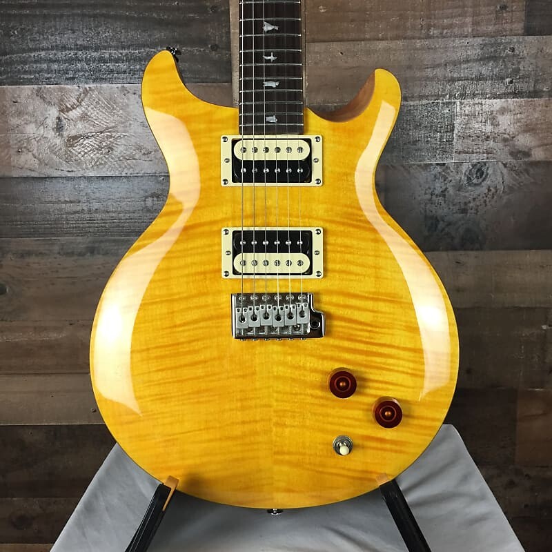 

PRS SE Santana Electric Guitar with Gig Bag, Santana Yellow, Free Ship, 486