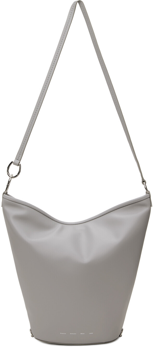 

Серая весенняя сумка White Label Proenza Schouler