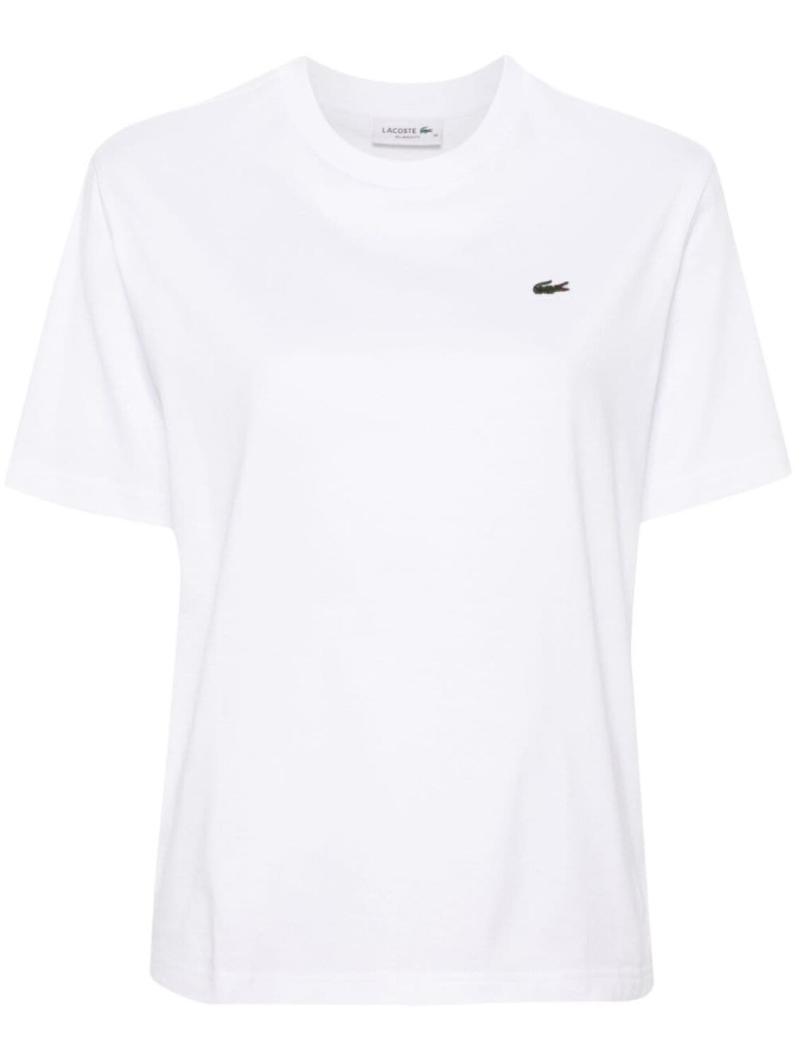

Lacoste футболка с нашивкой-логотипом, белый
