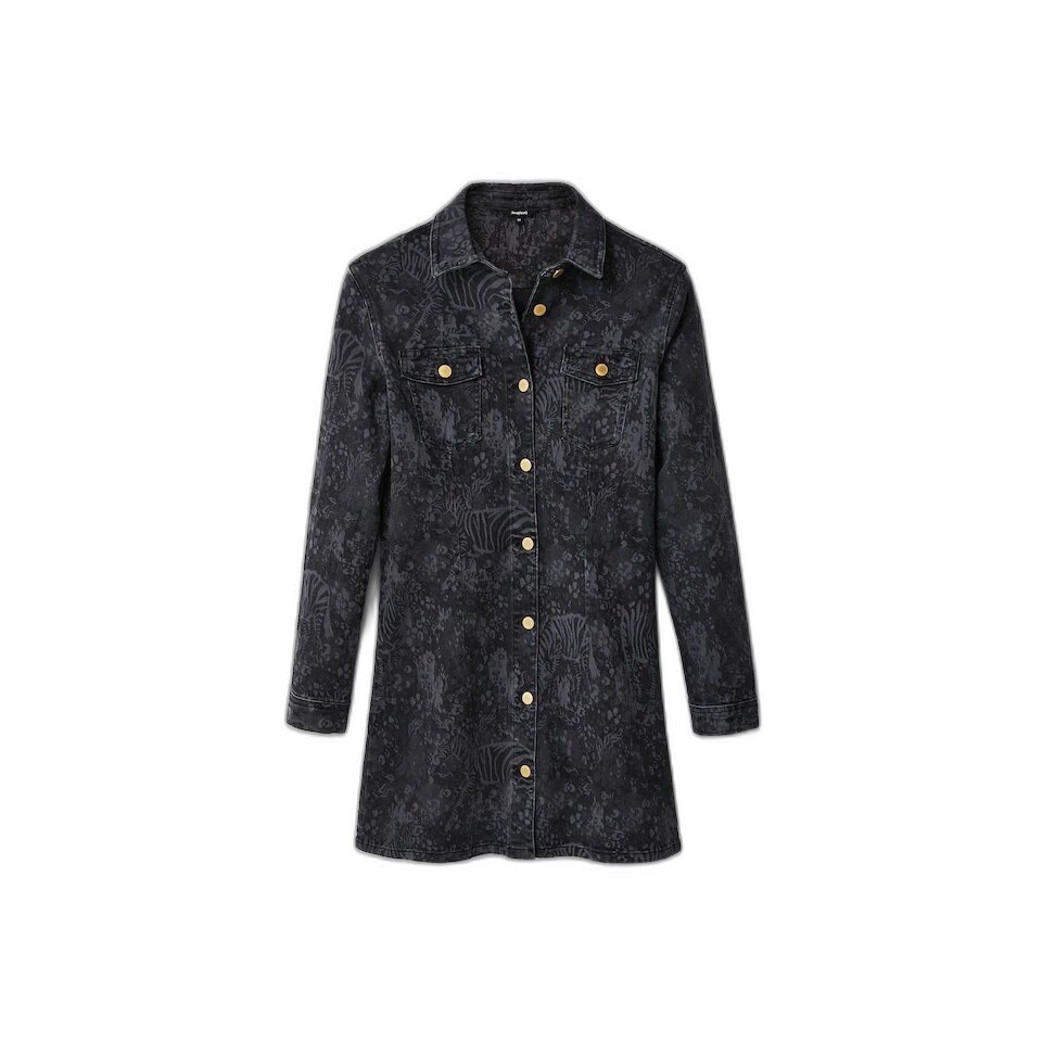 

Платье с длинным рукавом Desigual Babayaga, черный