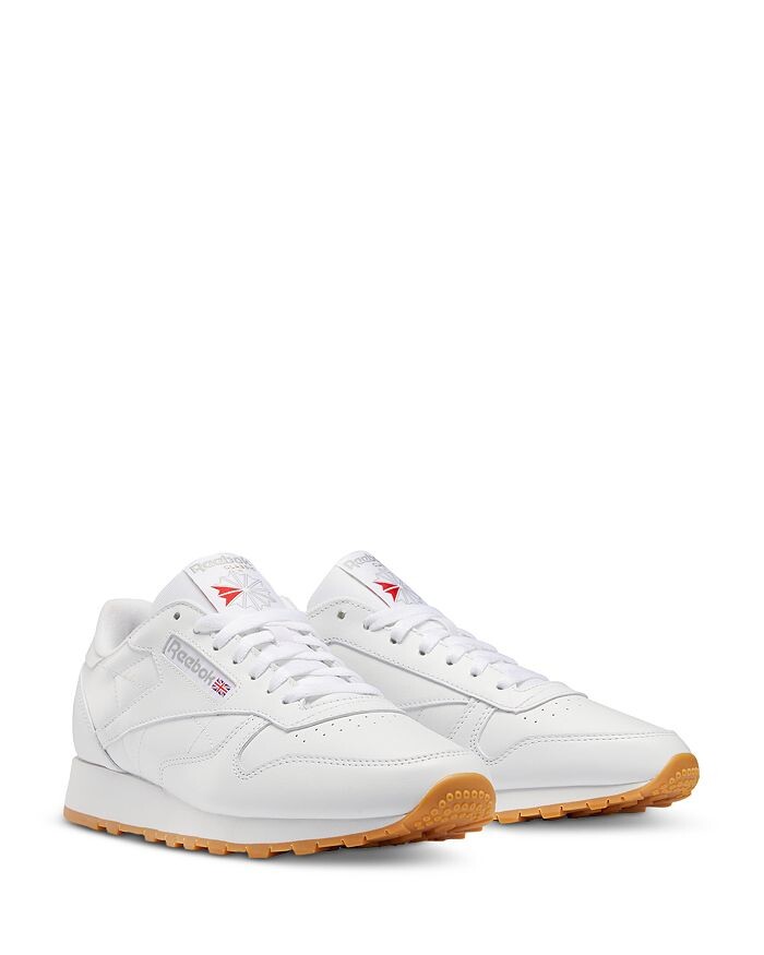 

Мужские классические кожаные кроссовки на шнуровке Reebok