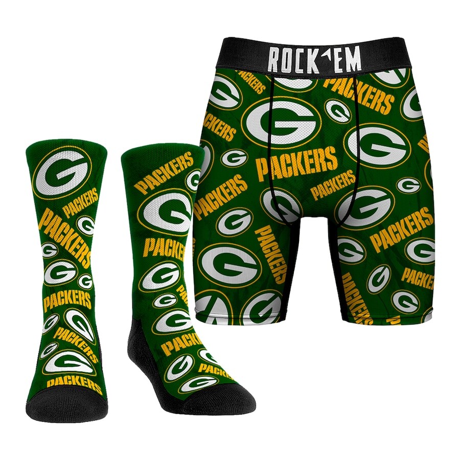 

Носки Rock Em Socks Green Bay Packers