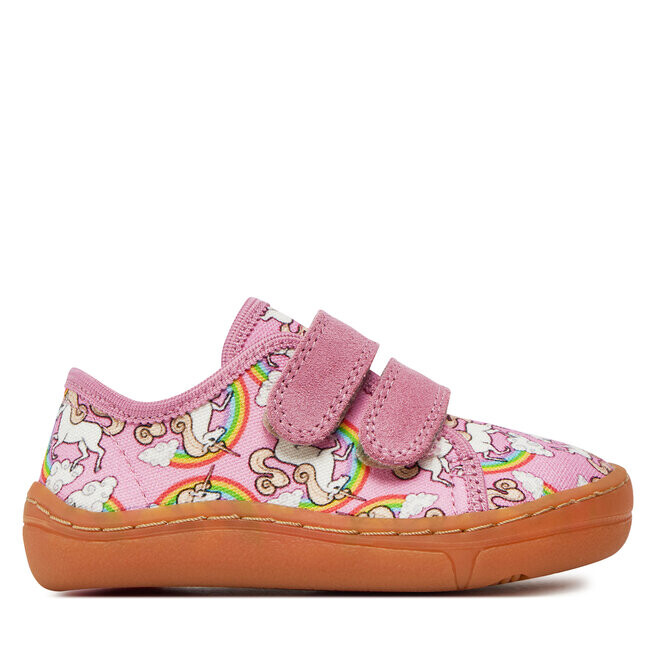 

Кроссовки Froddo Barefoot Canvas G1700379-4 M White/Pink 4, цвет