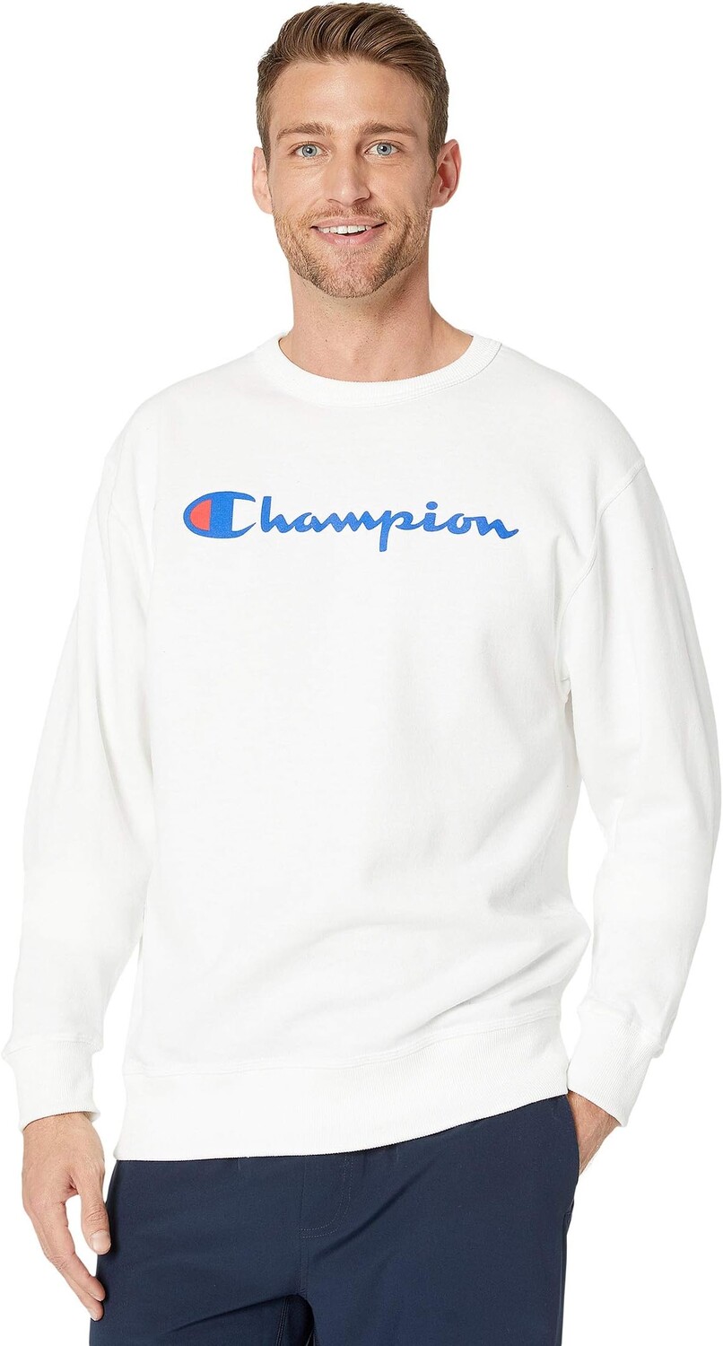 

Толстовка Powerblend Graphic Crew Champion, белый