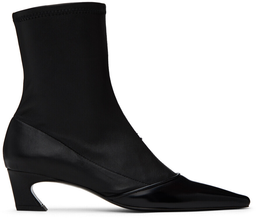 

Черные ботинки на каблуке Acne Studios