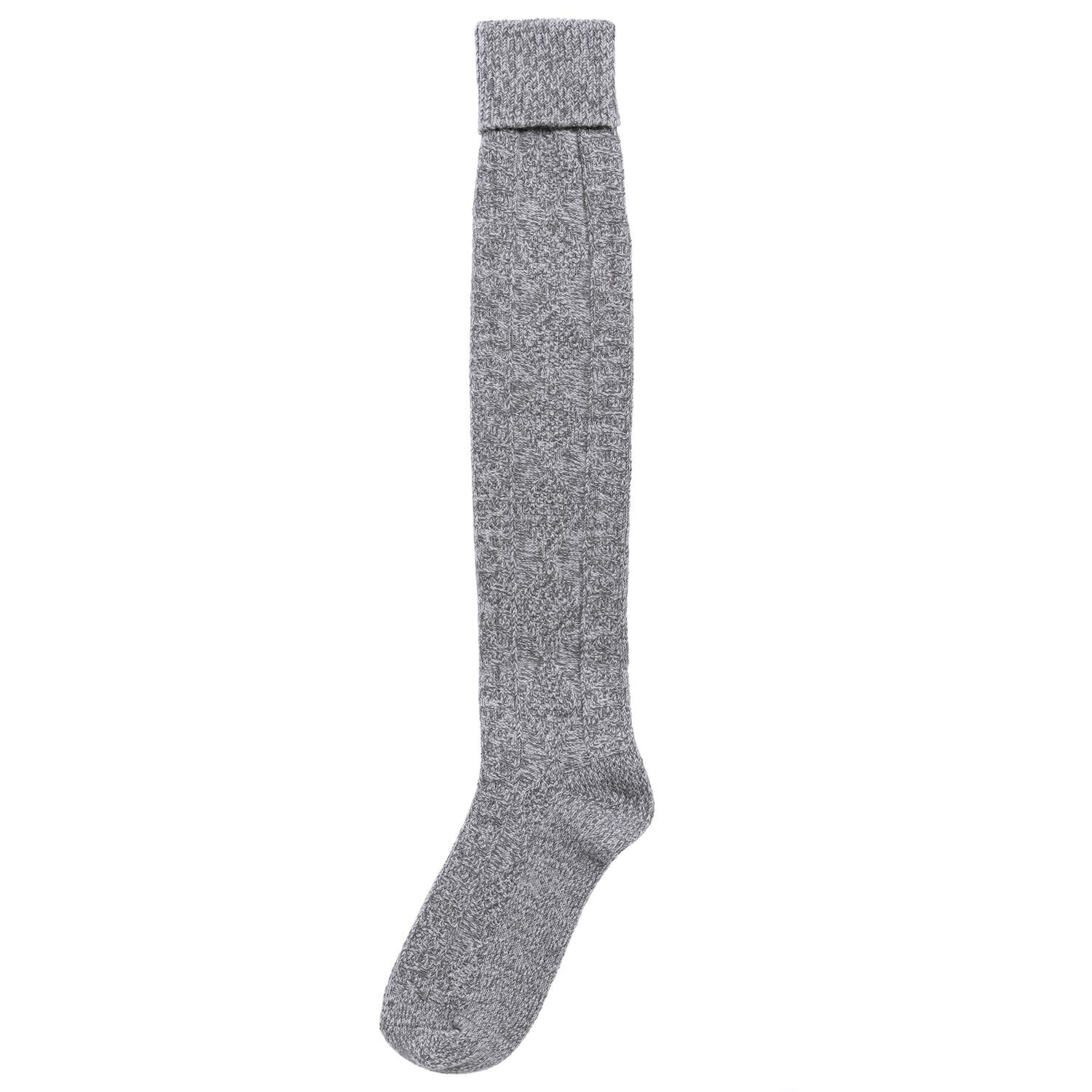 

Женские носки выше колена Cuddl Duds с отворотом и ромбовидной строчкой Cuddl Duds