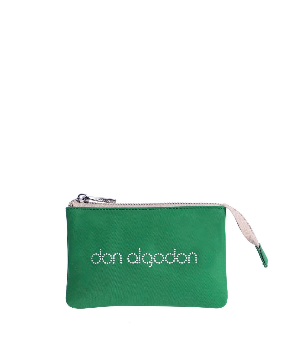 Зеленая женская сумочка на молнии Don Algodón, зеленый маленькая черная сумочка lala на молнии don algodón черный