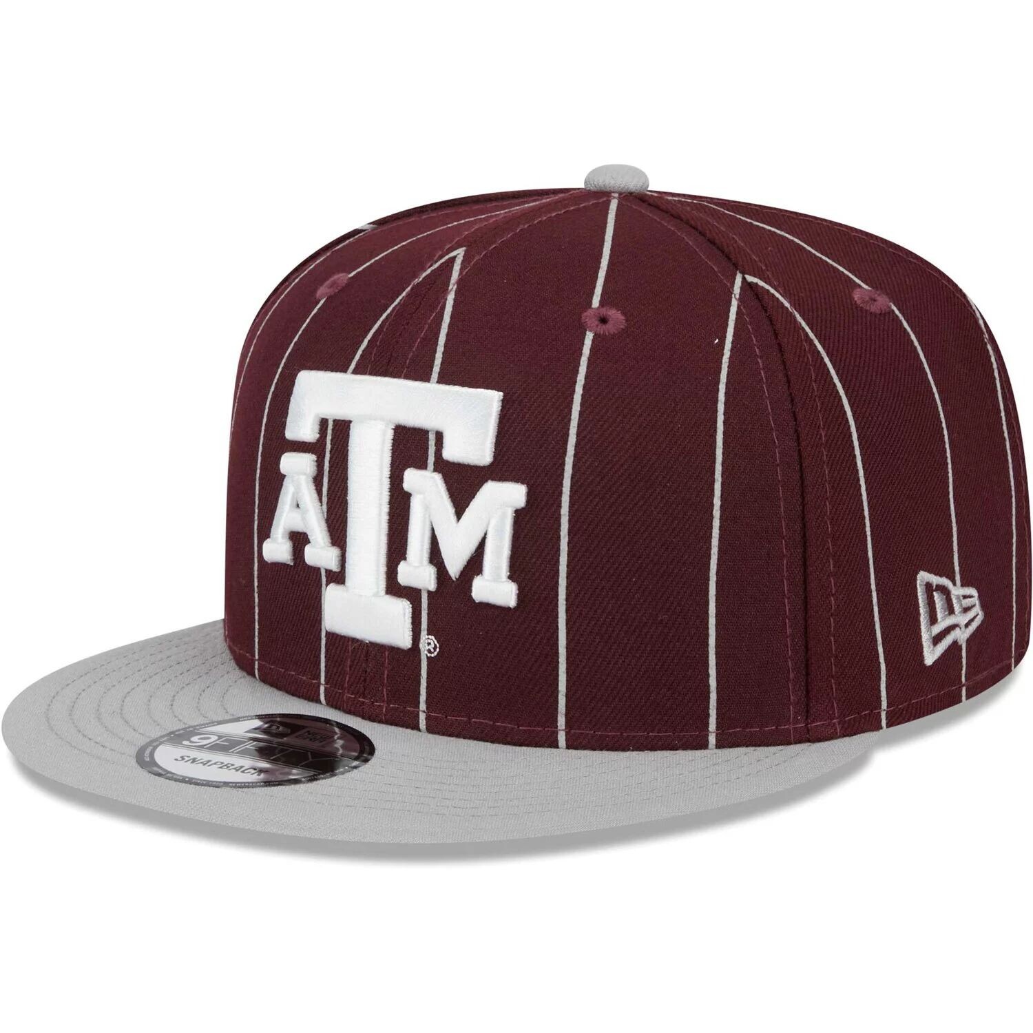 

Мужская темно-бордовая/серая кепка New Era Texas A&M Aggies Vintage 9FIFTY Snapback