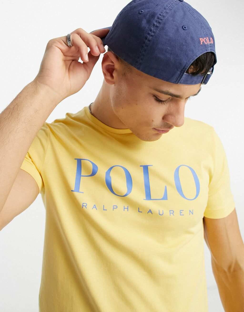 

Желтая футболка индивидуального кроя с логотипом Polo Ralph Lauren, Желтый