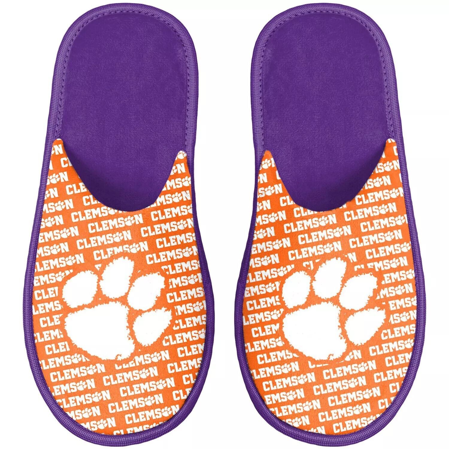 

Молодежные тапочки FOCO Clemson Tigers Team Unbranded