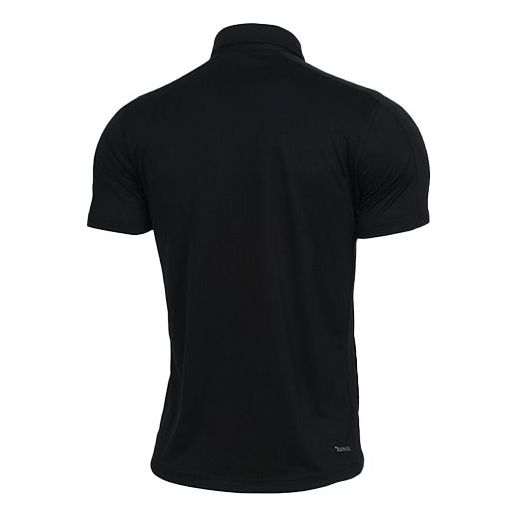 Футболка adidas Training Sports Short Sleeve Polo Shirt Black, черный футболка adidas plant full print sports gym short sleeve black t shirt черный
