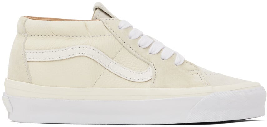 

Белые кроссовки Vans Vault OG SK8-Mid LX