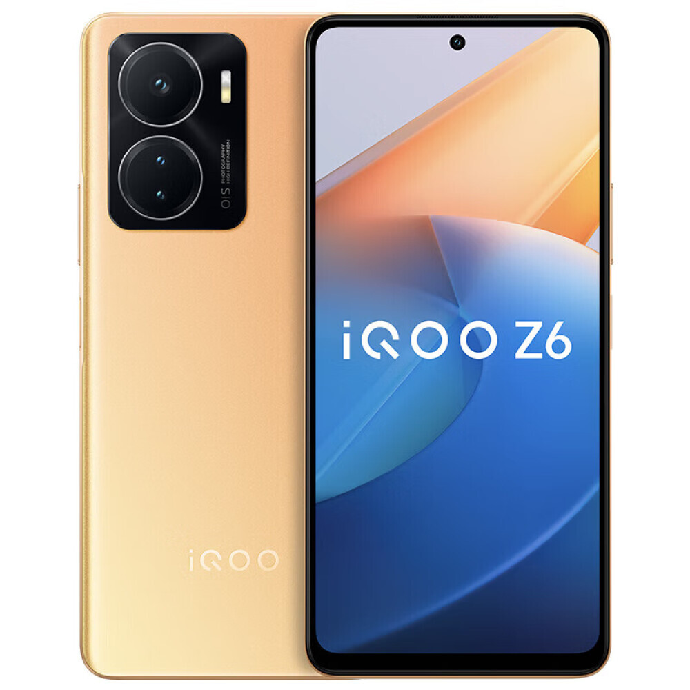 Смартфон Vivo iQOO Z6, 12Гб/256Гб, 2 Nano-SIM, золотой