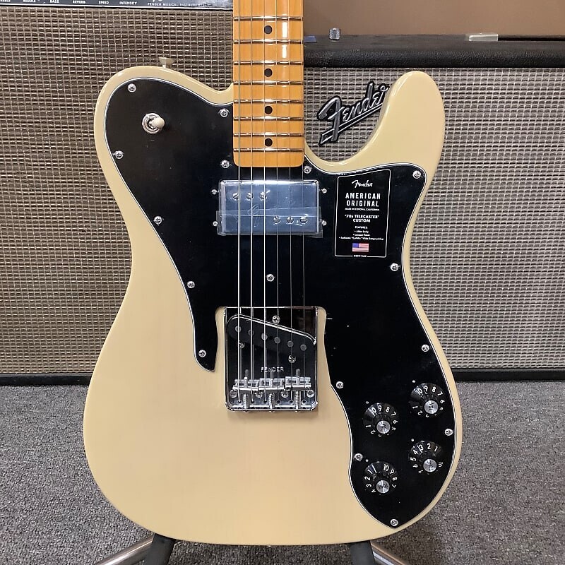 

2022 Fender American Original 70-х Telecaster Custom Blonde 2022 American Original '70s Telecaster Custom Blonde