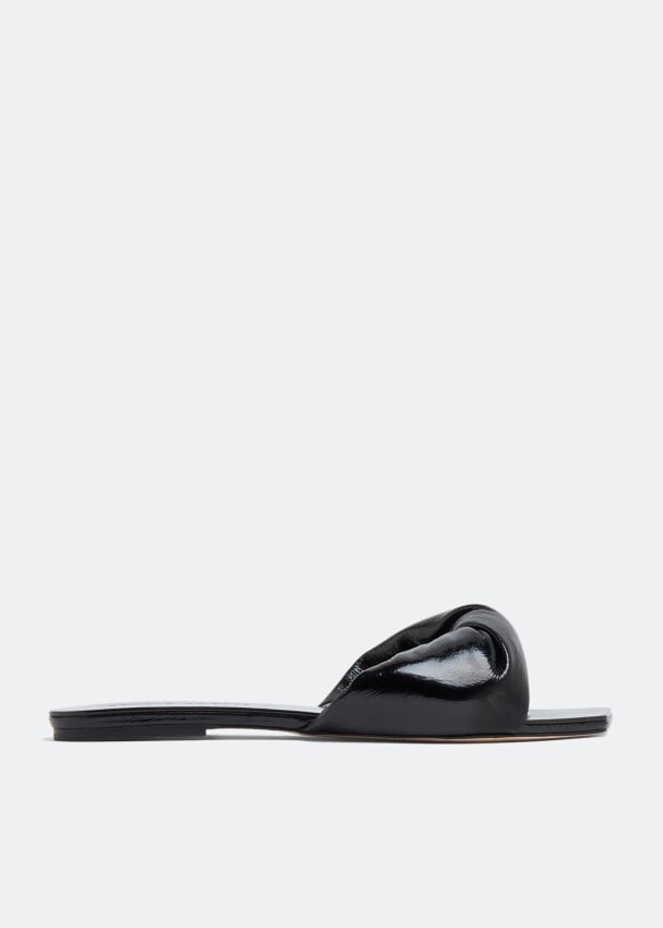 

Сандалии STUDIO AMELIA Twist Front flat sandals, черный