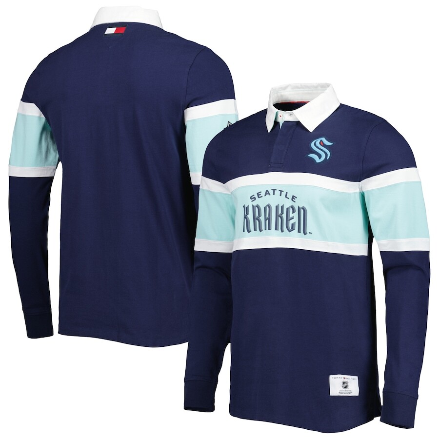 

Футболка с длинным рукавом Tommy Hilfiger Seattle Kraken, синий