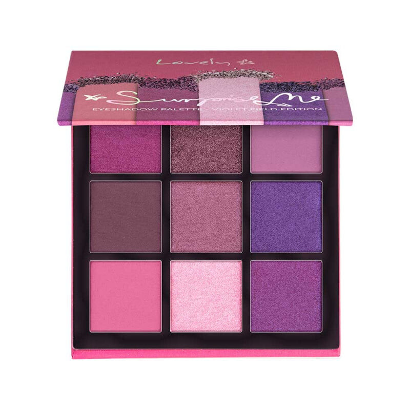 

Lovely Палетка теней для век Surprise Me Eyeshadow Palette в 9 цветах Violet Field 6g